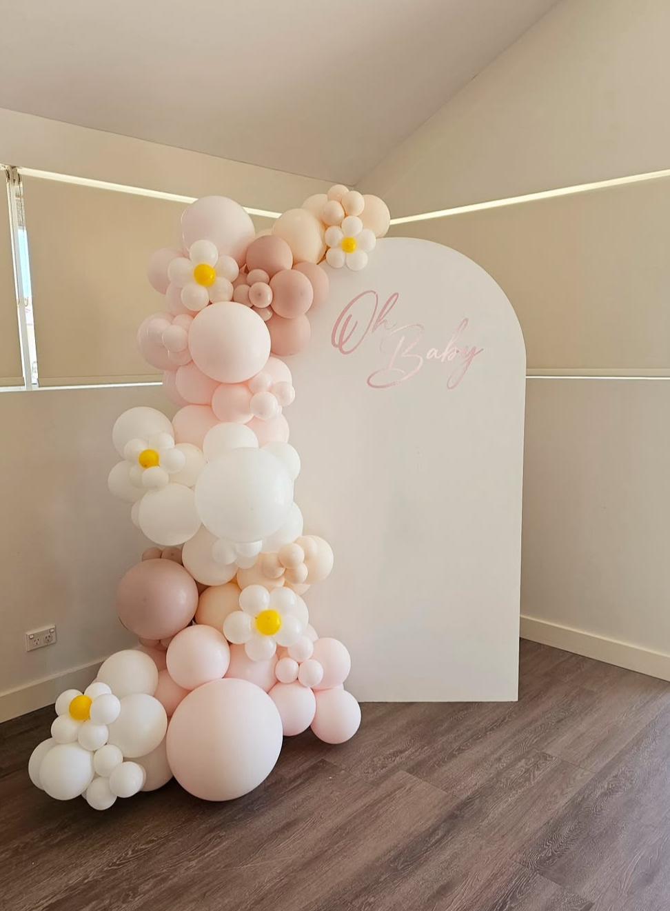 Backdrop met ballonenboog